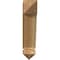 Ekena Millwork Traditional Arts & Crafts Rough Sawn Bracket, Western Red Cedar, 4"W x 14"D x 18"H BKT04X14X18TRA03RWR - alternate 4